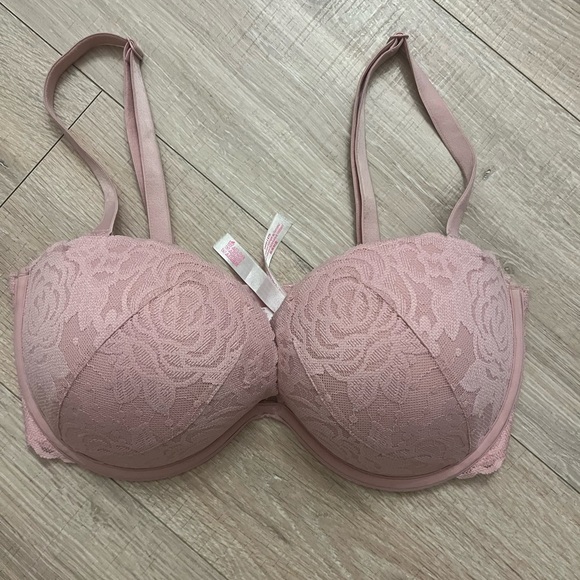 PINK Date Plunge Push Up Bra 34DD - Picture 1 of 7
